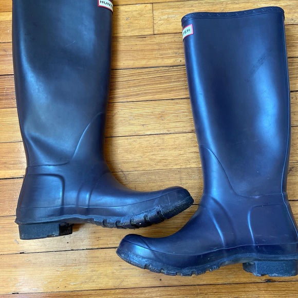 Hunter original tall rain boots in size US 9 - Picture 3 of 8
